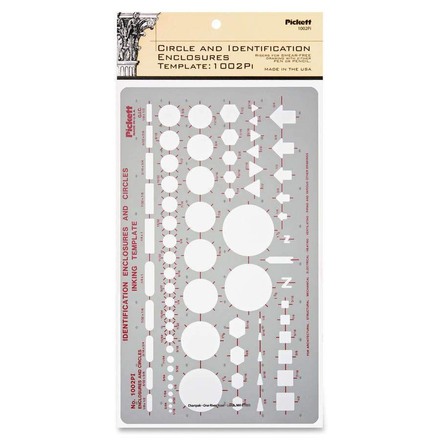 Chartpak Circle/Identification Template